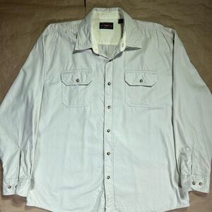 Wrangler Cream off white  Button-Up long sleeve Shirt